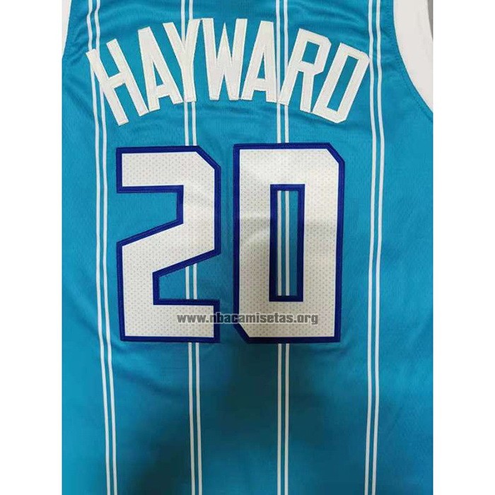 Camiseta Charlotte Hornets Gordon Hayward NO 20 Icon 2020-21 Verde